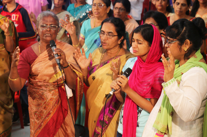 Praise report of Night Vigil held by Grace Ministry at Prayer center in Mangalore here on Oct 7, 2017. Hundreds flocked into the Night Vigil and received instant Healing, Deliverance, and Transformation.